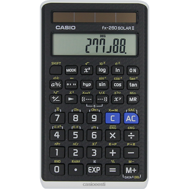 Casio fx-260 päikeseenergia ii kompaktne teaduslik F64B1011 tarvik